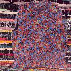 J. Crew Multicolor Floral Blouse